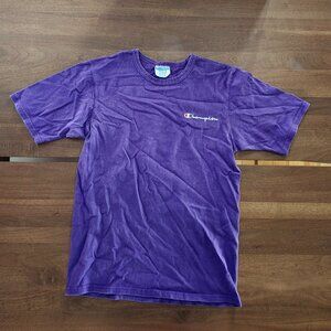 Champion Men's Vibrant Purple Short Sleeve Tee